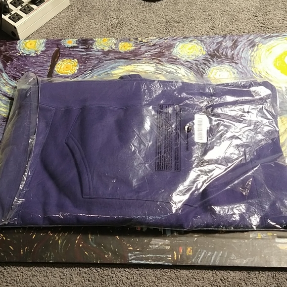 Supreme Ftp Arc Hooded Sweatshirt Washed Navy XL - Picture 6 of 6